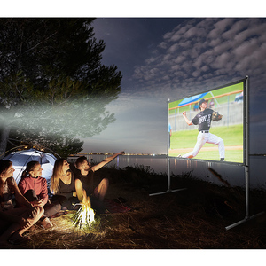 Màn Hình Máy Chiếu Trước Và Sau Gấp Nhanh, Kích Thước Lớn Ngoài Trời 200Inch Kèm Ốp Lưng Máy Bay - Product Image 5