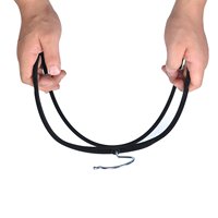 Lot de 50 cintres noirs minces de qualité supérieure, peu encombrants, antidérapants, en feutre floqué de velours robuste et durable pour le rangement dans le placard