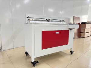 MSKC-800 Semi Automatic <strong>Electrical</strong> Cardboard V <strong>Grooving</strong> <strong>Machine</strong> With Corner Cutting And Auto Sizing Function - Product Image 2