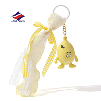 LZY 20Y Porte-clés en caoutchouc souple PVC 3D/2D personnalisé avec logo de marque, accessoires breloques, anneaux porte-clés, mousquetons