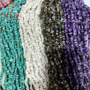 Perles en <span class=keywords><strong>pierre</strong></span> naturelle <span class=keywords><strong>de</strong></span> 5-8 mm en vrac pour <span class=keywords><strong>la</strong></span> fabrication <span class=keywords><strong>de</strong></span> bijoux : Améthyste, Quartz Rose, Jaspe Rouge, et autres pierres brutes - Product Image 1