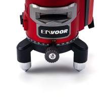 Niveau laser 3D à faisceau vert 5 lignes, rotation à 360 degrés, outil de mesure de qualité industrielle et DIY avec portée de 40 m et précision de 1 mm/5 m