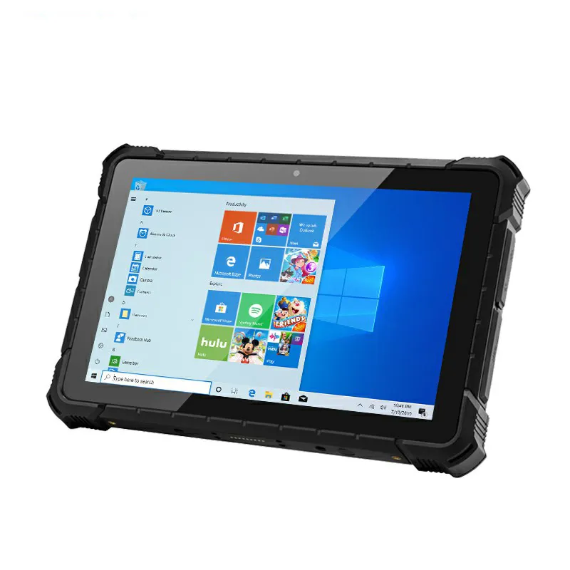 産業用10インチ8gb128gb Win 10 Rugged Tablet Pc with NFC Scannerオプションの4GLTE