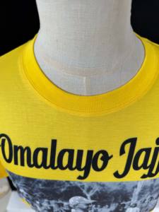 Uganda ONC Campaign T-shirts Custom Voting Election T-shirts pour hommes 100% Polyester Jersey avec col côtelé - Product Image 3