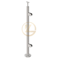 YL METAL Balustrades en verre en acier inoxydable à fixation par pince, pas cher, pour balcons, extérieur, escaliers, villas, hôtels, SS304/316/2205