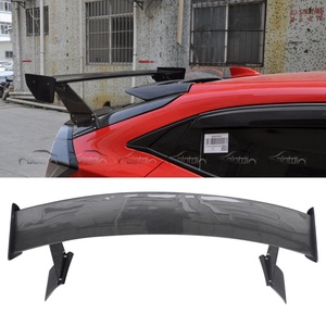 VRS Type Carbon Fiber <b>Rear</b> Trunk Tail Wing High Kick <b>Spoiler</b> for Honda Civic Type R FK7 FK8 10TH 2016-2019 - Product Image 1