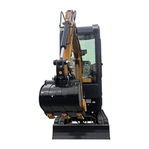 Agt qh13r 1.2 tấn máy xúc với đóng Cab thủy lực máy xúc cao su theo dõi máy xúc - Product Image 3