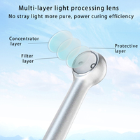 Lampe de photopolymérisation dentaire professionnelle en métal HAAROO 1s, polymérisation rapide 2300mw/cm², pour dents postérieures profondes et orthodontie