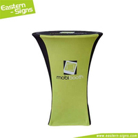 Comptoirs promotionnels pliables personnalisés, tables pliantes portables avec cadre en aluminium pour événements publicitaires