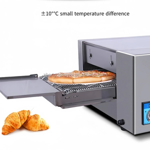 Horno Eléctrico de Banda para Pizza de 220V y 6.5KW, 125kg, 0.37m³, para Uso Doméstico y Panadería Comercial, Horno de Pizza de 12 Pulgadas - Product Image 3