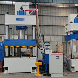 เครื่องกดหมวกกันน็อคเคฟลาร์แบบสี่คอลัมน์ระบบไฮดรอลิกดด้วยความร้อนทำจากเส้นใยอะรามิดเซรามิก - Product Image 2