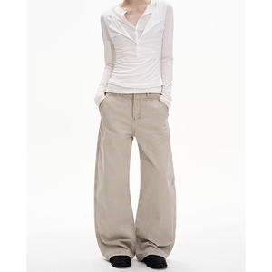 Jeans Rectos Retro Americanos de Primavera/Otoño para Hombre y Mujer, Estilo Cleanfit, Holgados, Casuales, Ligeros, Estilo Urbano - Product Image 1