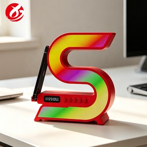 ลำโพงพกพา รุ่นใหม่ รูปทรง S-shape A936 สำหรับ V5.3 RGB LED 10W IPX2 กันน้ำ พร้อมไมโครโฟนคาราโอเกะ 2 ตัว - Product Image 2