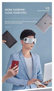 Masker tidur Bluetooth pintar nirkabel pria, pemijat mata dengan kontrol waktu untuk menghilangkan mata dan sakit kepala - Product Image 5