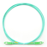 1.6mm Sc/apc Jarretiere Fibre Optique Sm Core Simplex SCAPC 3m 3.5m 4m Bleu Fibre Optique Aqua 1.6mm Fibre Cordon De Raccordemen