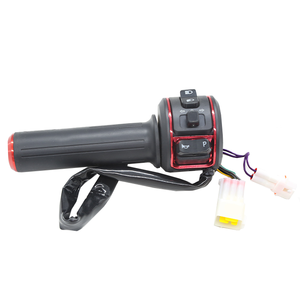 Xe đạp điện phanh đĩa đôi trái + Tay quay phải tăng tốc + Lắp ráp công tắc kết hợp đảo ngược + 3 tốc độ + Ánh sáng + P mông - Product Image 5