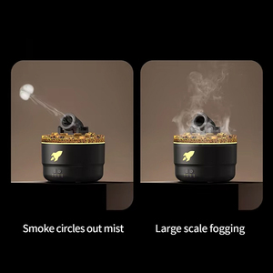 Manufacturer Wholesale USB Desktop Essential <b>Oil</b> <b>Diffuser</b> Volcano Silent Castle Jellyfish Smoke Ring Small Household Humidifier - Product Image 4