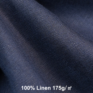 Completo da <span class=keywords><strong>Uomo</strong></span> 2 Pezzi di Alta Qualità 100% Lino Semi-Foderato Casual con <span class=keywords><strong>Blazer</strong></span> Monopetto a Due Bottoni e Risvolto a Notch e Pantaloni con Fibbia Laterale - Product Image 3