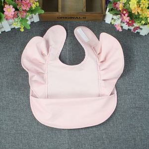 BPA Miễn Phí Dễ Dàng Để Làm Sạch Hoa Bữa Ăn Trẻ Em Ăn Tạp Dề Bé Cô Gái Cậu Bé Bib Mềm Không Thấm Nước PU Ăn Bib Với Đôi Cánh Thiên Thần - Product Image 2