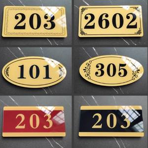 <span class=keywords><strong>Plaque</strong></span> de numéro de maison personnalisée en acrylique <span class=keywords><strong>avec</strong></span> <span class=keywords><strong>logo</strong></span> – <span class=keywords><strong>Plaque</strong></span> d'adresse personnalisée pour affichage de marque, maison, bureau, entreprise - Product Image 4
