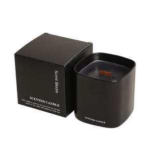 Velas Aromáticas de Cera de Soja en Frascos de Vidrio Hechos <span class=keywords><strong>a</strong></span> Mano con Diseño Floral, Aceite Natural, Decoración para el Hogar, Bodas, Navidad, Cumpleaños - Product Image 1
