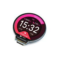 Placa de Desarrollo Raspberry Pi RP2040 con Pantalla Táctil LCD Circular de 1.28 Pulgadas, Sensores USB Tipo-C Opcionales, MicroPython