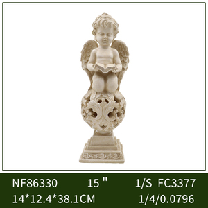 Statue d'ange cherubin en résine vintage pour <span class=keywords><strong>la</strong></span> décoration extérieure - Product Image 2