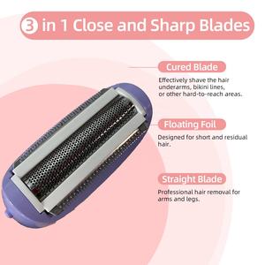 Meilleure vente épilateur électrique rechargeable pour cheveux épilateur professionnel mini pour femme rasoir - Product Image 2