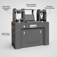 High Precision 300KN Concrete Cement Compression Flexural Testing Machine Price 380V Compression and Bending Testing Equipment