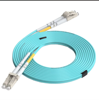 1M/3ft OM3 Dummy Fiber Câble Fibre Optique Multimode Patch Cord 50/125μm Duplex LC UPC LSZH Câble Fibre Optique