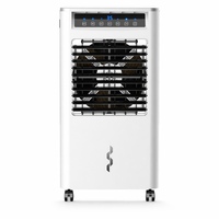 Ventilateur axial pliable de qualité supérieure, résistant à la corrosion, avec écran LCD, refroidisseur évaporatif avec télécommande et panneau tactile pour spa et café