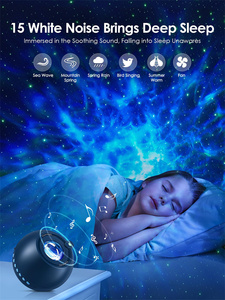 Lumière laser verte nébuleuse <span class=keywords><strong>pour</strong></span> l'ambiance de la pièce, avec minuterie automatique Bluetooth intégrée, 15 musiques <span class=keywords><strong>pour</strong></span> adultes et enfants, projecteur lumineux - Product Image 4