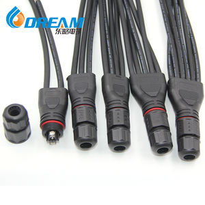 Conector de Cableado Exterior Tipo Y DREAM M19, Divisor Impermeable IP67 de Nailon, Conectores de Cable de Extensión Tipo Y - Product Image 1