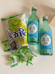 Bonbons à la saveur de raisin vert importés de Corée 153g Glucose Fruit Style coréen de la série télévisée Meteor - Product Image 4