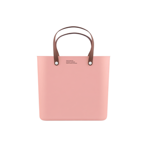 Bolso Tote Rosa Estilo Multibag con Asas Marrones para Uso Diario - Product Image 2