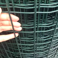 Valla de malla de alambre revestida de PVC para construcción de parques públicos de jardín