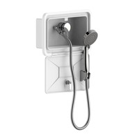 Ensemble de douche extérieure verrouillable pour camping-car, en ABS, 3 fonctions, avec robinet de douche en laiton DR pour camping-car et caravane