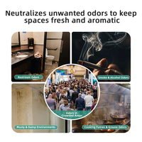 Diffuseur d'arômes sans eau avec écran publicitaire, contrôle par application, aromathérapie, diffuseur d'huiles essentielles par nébulisation