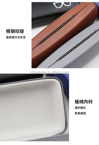 Étui à lunettes personnalisé en cuir PU rigide, populaire et en promotion, boîte d'emballage élégante pour lunettes de vue, étui pour myopes - Product Image 3