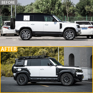 Piezas de carrocería de modificación de coche, kits de bengalas de guardabarros de fibra de carbono, ceja de rueda de cuerpo ancho para <span class=keywords><strong>Land</strong></span> <span class=keywords><strong>Rover</strong></span> <span class=keywords><strong>Defender</strong></span> 2023 2024 - Product Image 4