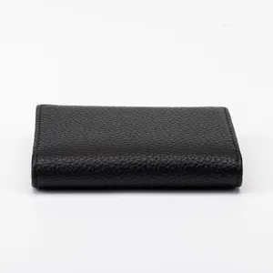 100% Genuine Leather Male Purses With Zip Coin Pocket Customize Logo Men Wallet And Card Holder Wallets