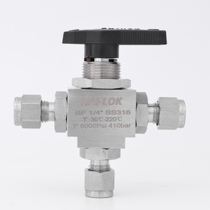 Vanne à boisseau sphérique pneumatique à double action NAI LOK 6000 psi SS316 à rappel par ressort 10 mm 12 mm 1/4 1/2 Vanne de contrôle de gaz à arrêt automatique - Product Image 6