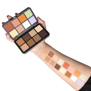 All'ingrosso Palette correttore in scatola di latta di 16 colori illuminante ombra naso <span class=keywords><strong>terra</strong></span> toni coprente coprente trucco opaco correttore copertura completa - Product Image 2