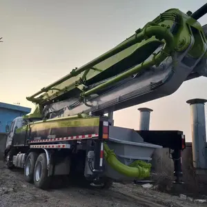 Satılık ucuz Zoomlion beton pompası kamyonu 37m 47m 52m kamyon monte pompa kullanılır