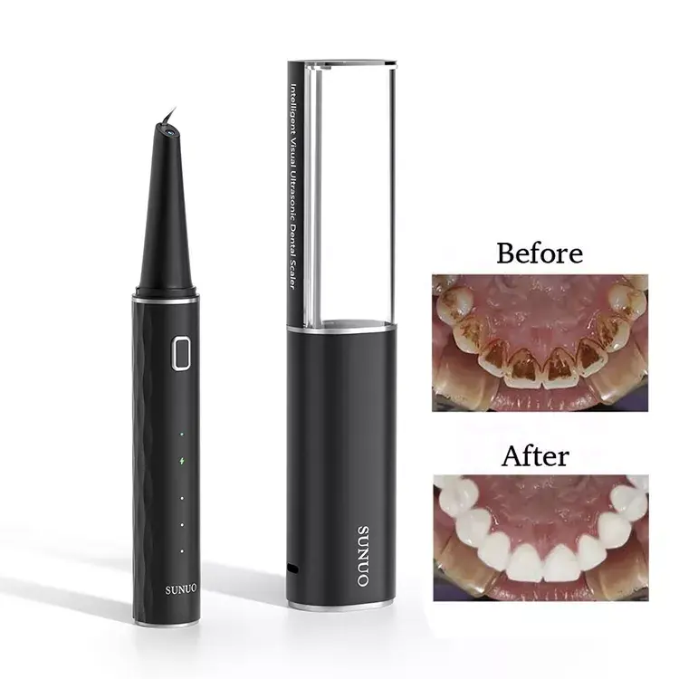 APP Visual Tooth Plaque Calculus Removal Camera WIFI Ultrasonic Dental Scalers with Sterilization Box