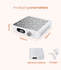 Nouvel arrivage : Aspirateur à poussière pour ongles sans fil à moteur brushless 15,8 W, faible bruit, 0-3500 tr/min, 3,23 m/s - Product Image 4