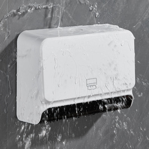 Portarrollos de papel higiénico cuadrado para montar en la pared, dispensador de papel higiénico impermeable para baño - Product Image 3