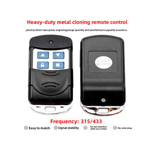 Control Remoto Inalámbrico de Metal Grande con 4 Botones de Código Fijo, Accesorios Electrónicos con Botones Arriba/Abajo, Copia de Llaves 315/433m - Product Image 2
