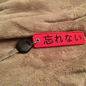 LCC1335 Wholesale Custom logo Flight Embroidered Keychain Keytag Fob Remove Flight Before Flight Woven Logo Custom Anime Jet Tag - Product Image 6