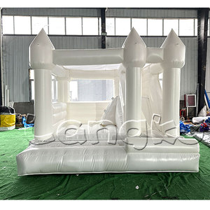 Locations de fête pour tout-petits château gonflable maison de rebond château de saut à l'air blanc en PVC commercial - Product Image 2